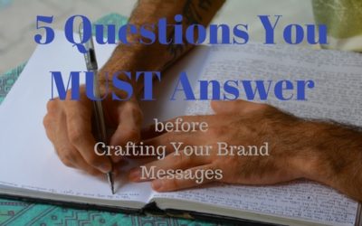5 Questions You MUST Answer before Crafting Your Brand Messages